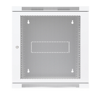 12U Rack Cabinet Swing Perforated Door - voorzijde