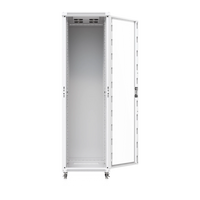 42U Rack Cabinet 1,000 mm Glass Door - met geopende deur