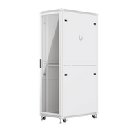 42U Rack Cabinet 1,000 mm Glass Door - zijaanzicht