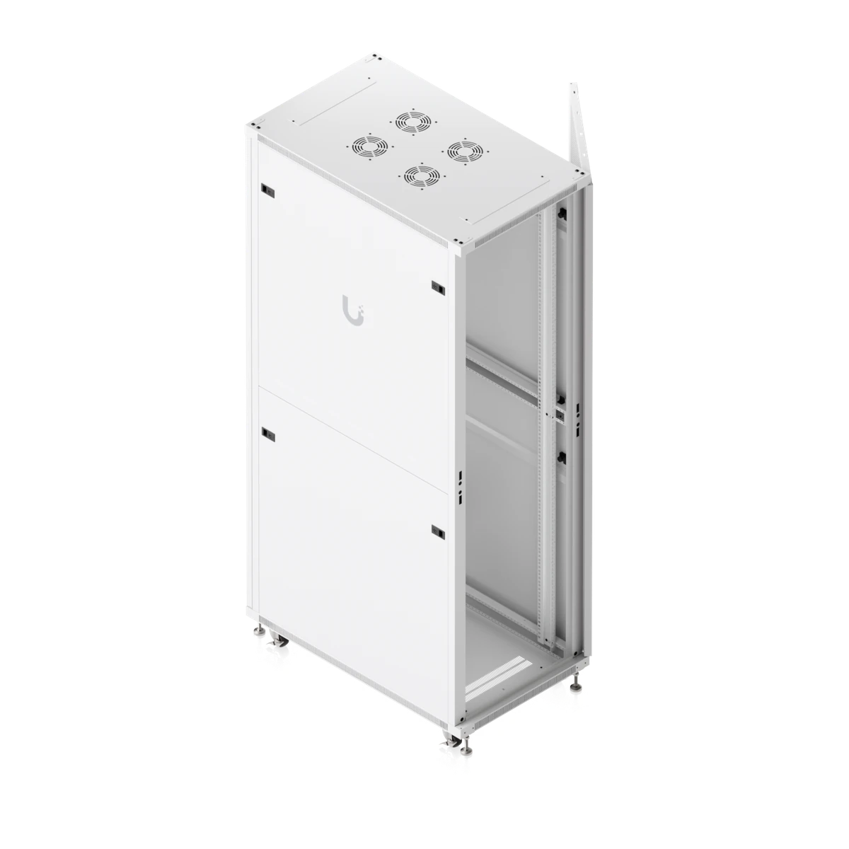 42U Rack Cabinet 1,000 mm Perforated Door - schuin van boven