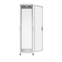 42U Rack Cabinet 1,000 mm Perforated Door - met geopende deur