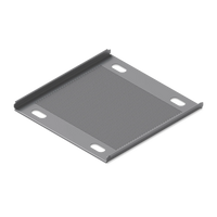 UniFi Toolless Mini Rack Shelf (vast) schuin