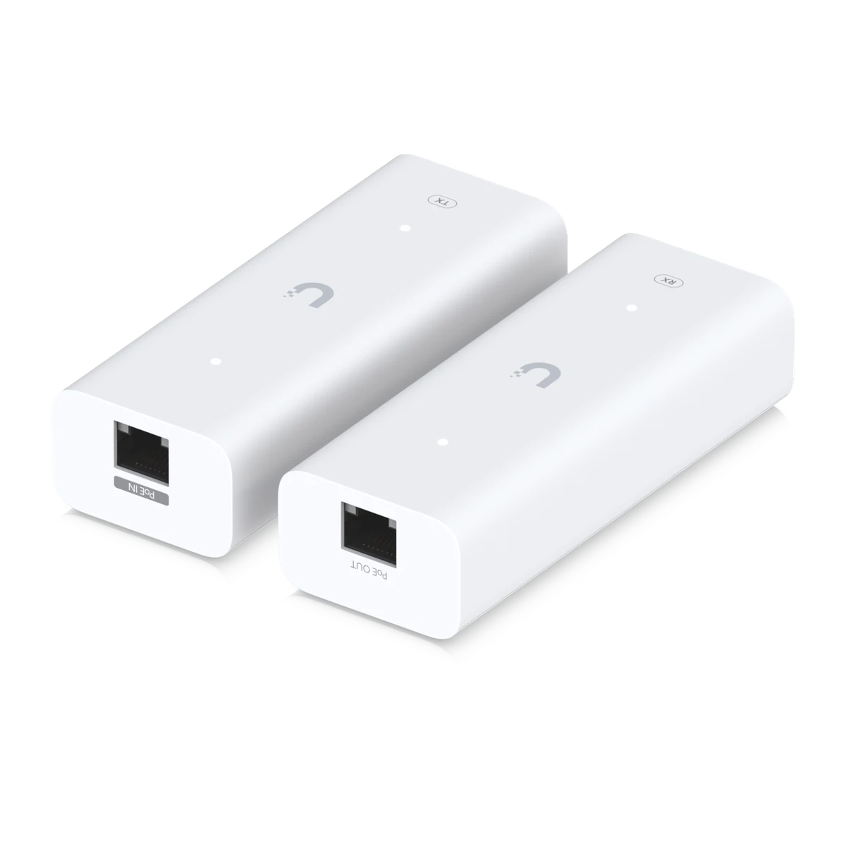 RJ45-zijde van de extenders