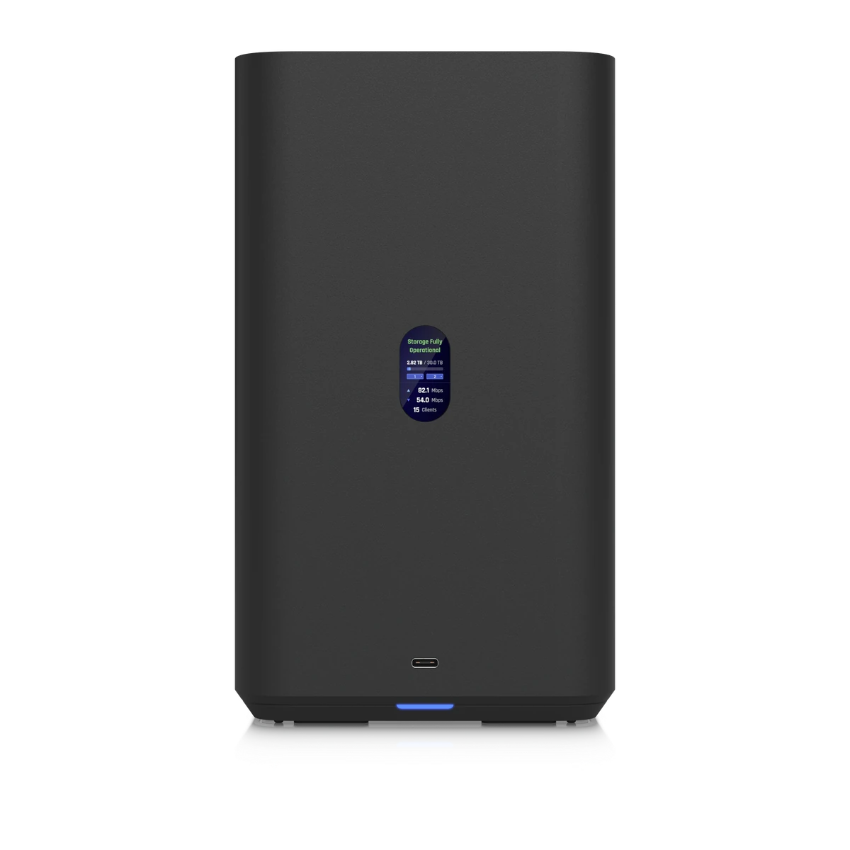 UniFi UNAS 2 zwart voorzijde
