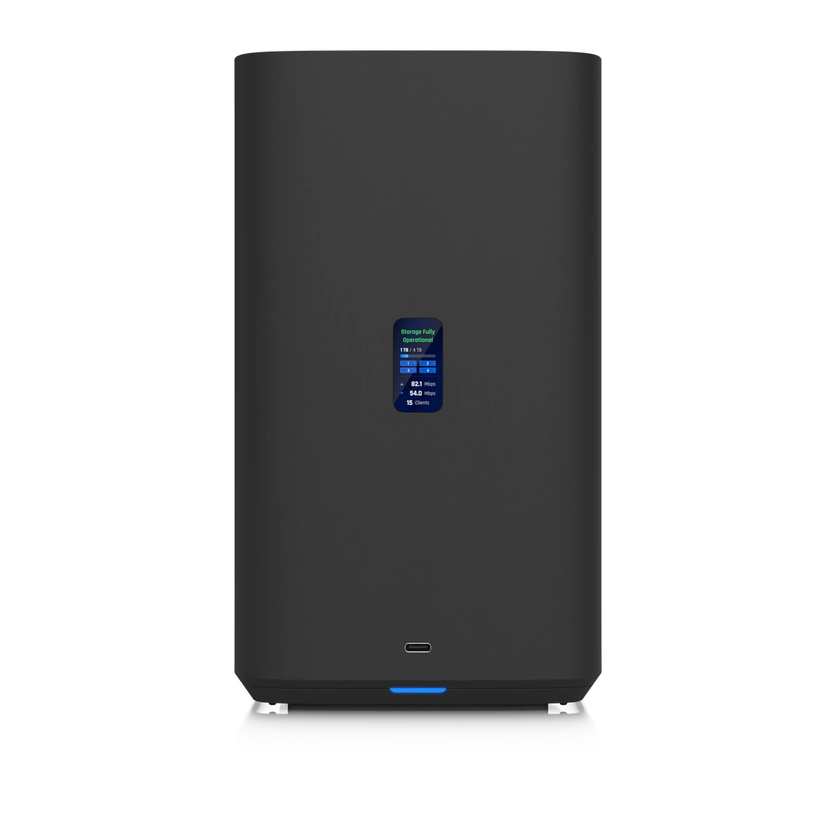 UniFi UNAS 4 zwart voorzijde