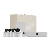UniFi NVR Instant Kit met vier camera's en harde schijf
