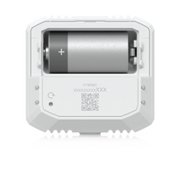 Geopende batterijklep met CR123A