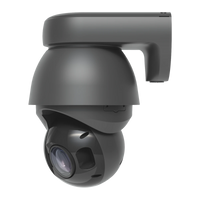AI PTZ Precision zwart met wandbeugel