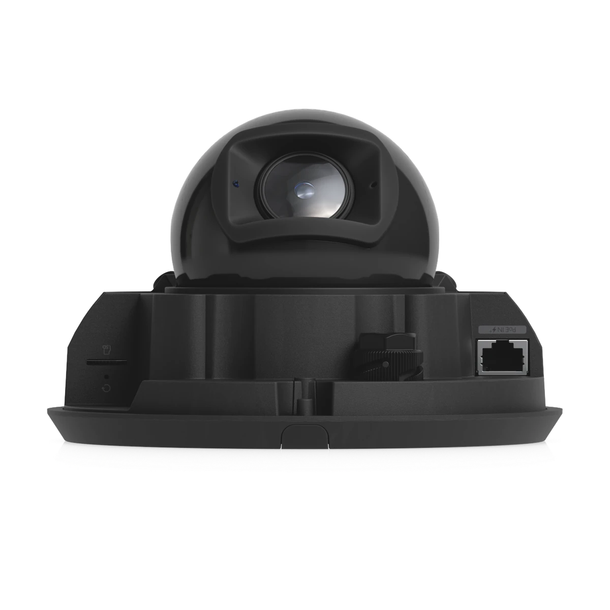 Zwarte G6 Pro Dome met netwerkpoort