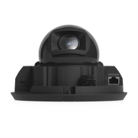 Zwarte G6 Pro Dome met netwerkpoort